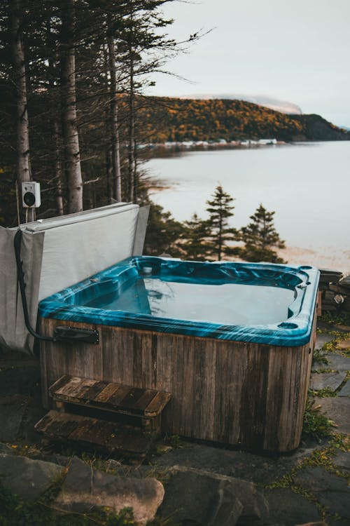 An old hot tub